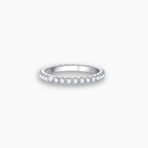 Eternity Band Full Pavé – Moissanite 2mm