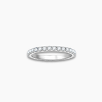 Moissanite Eternity Band Full Pavé 2mm