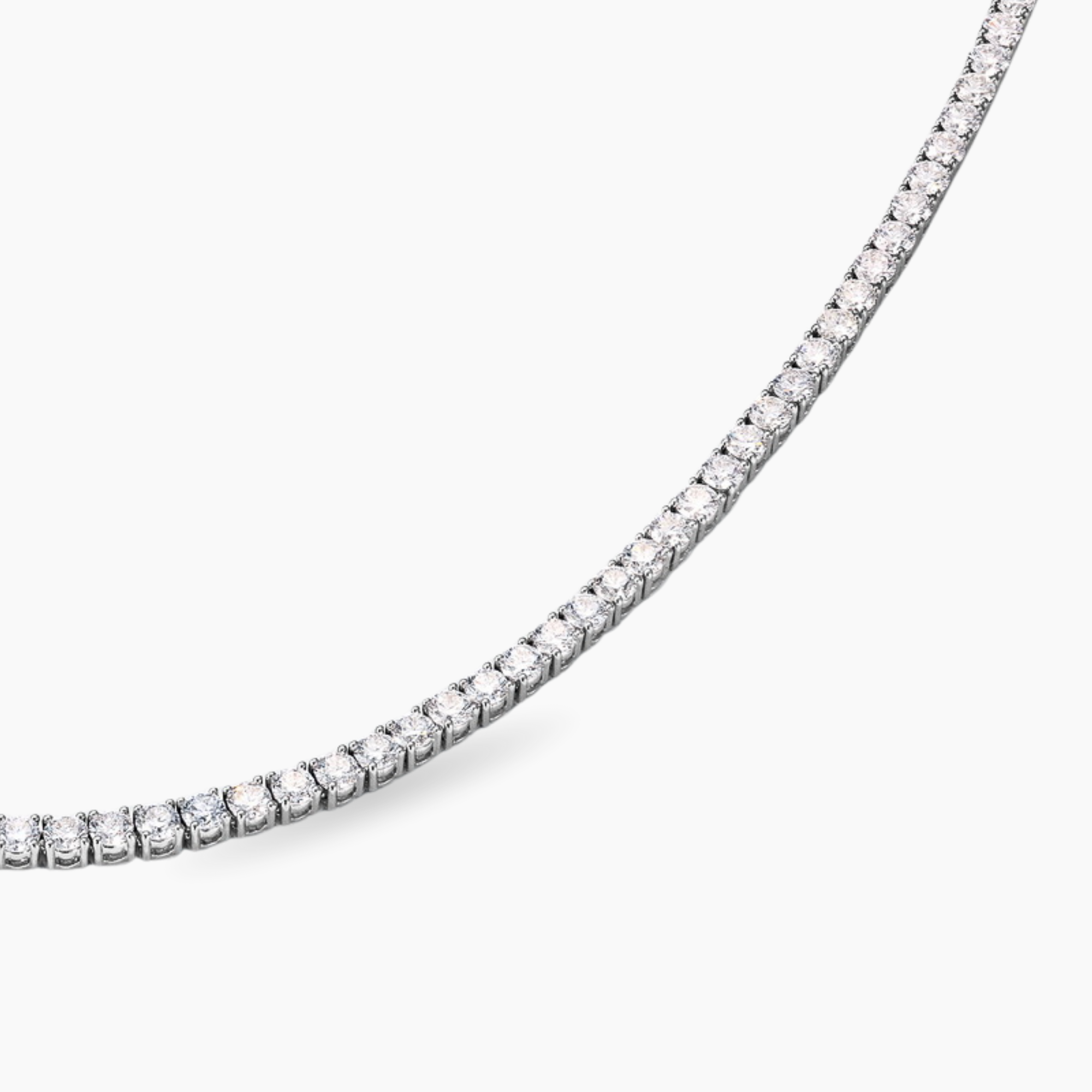 Moissanite Tennis Necklace