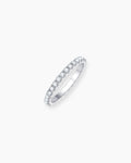Moissanite Eternity Band Full Pavé  2mm