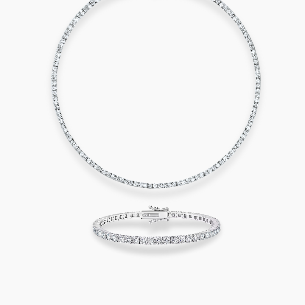 Tennis necklace Tennis bracelet set