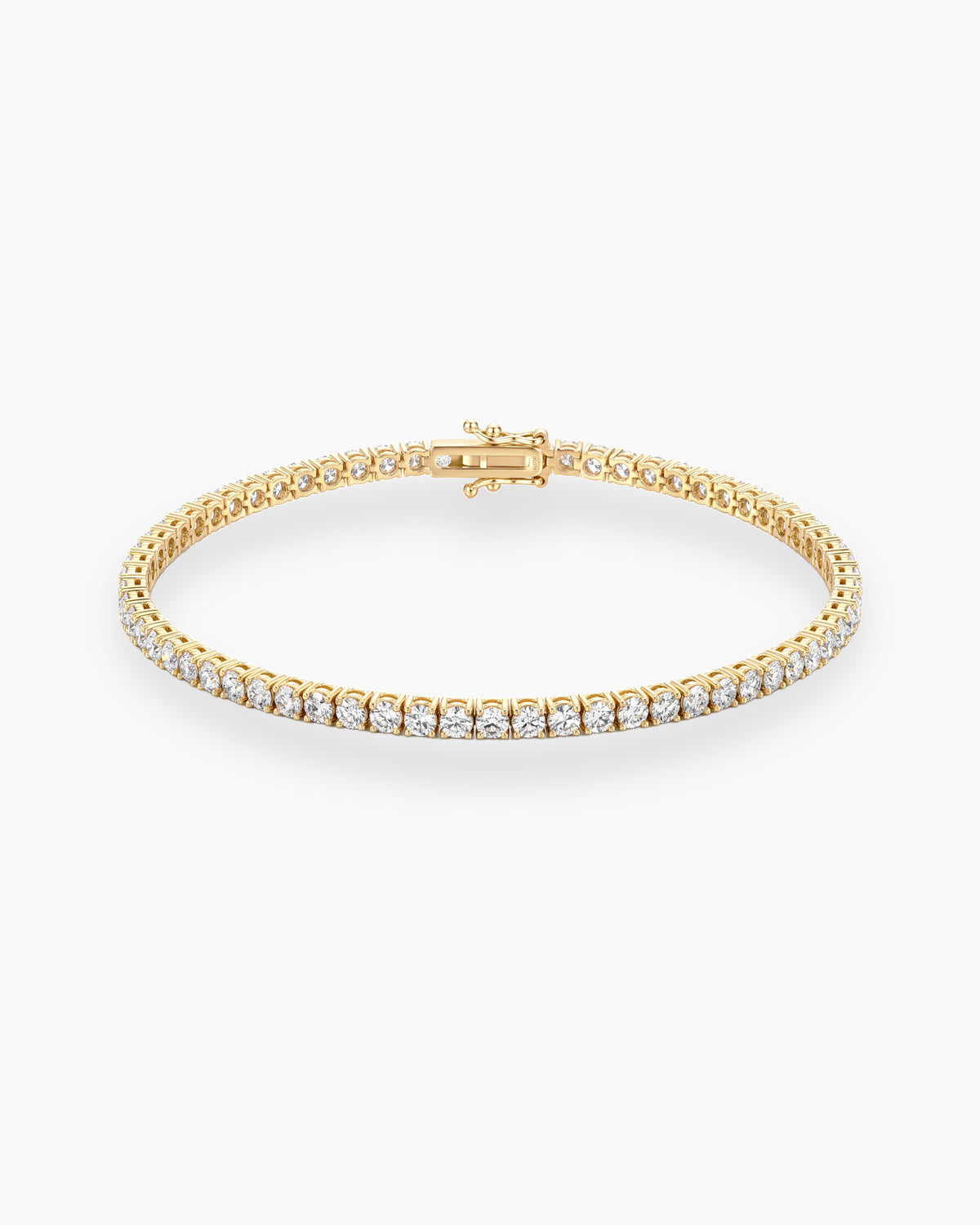 diamond tennis bracelet gold
