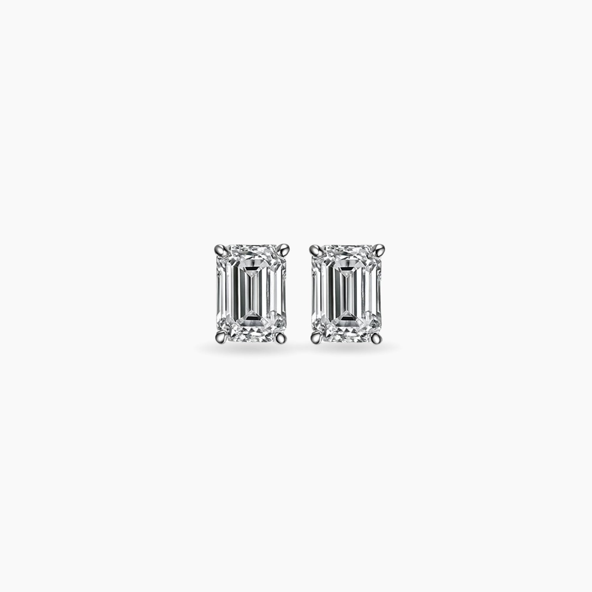 emerald stud earrings
emerald cut moissanite studs, emerald cut stud earrings, rectangular stud earrings Australia
