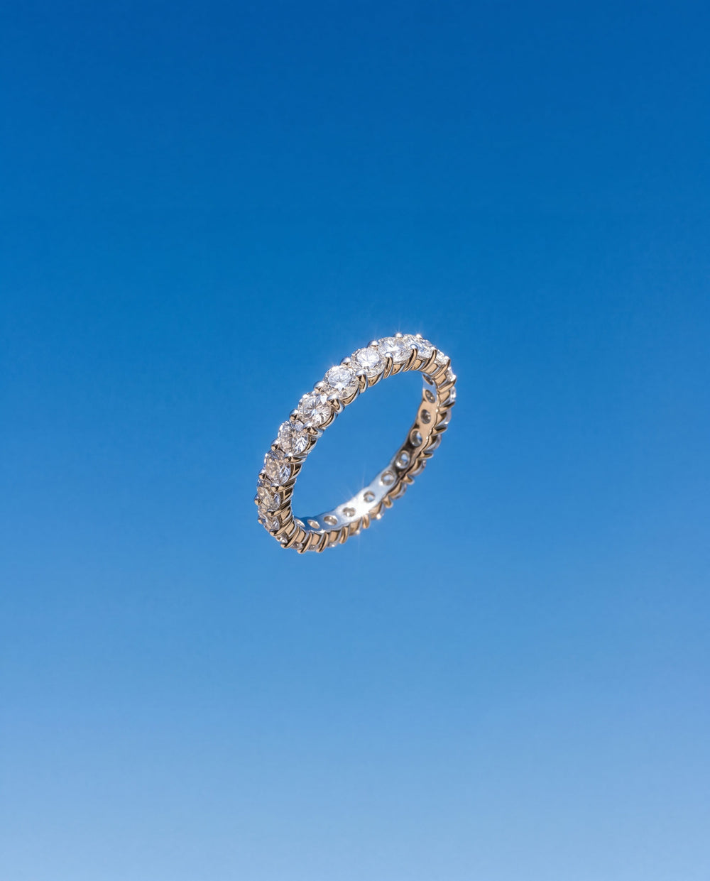eternity band moissanite Australia