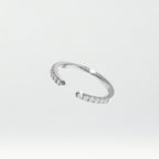 The Open Arc Pavé Ring