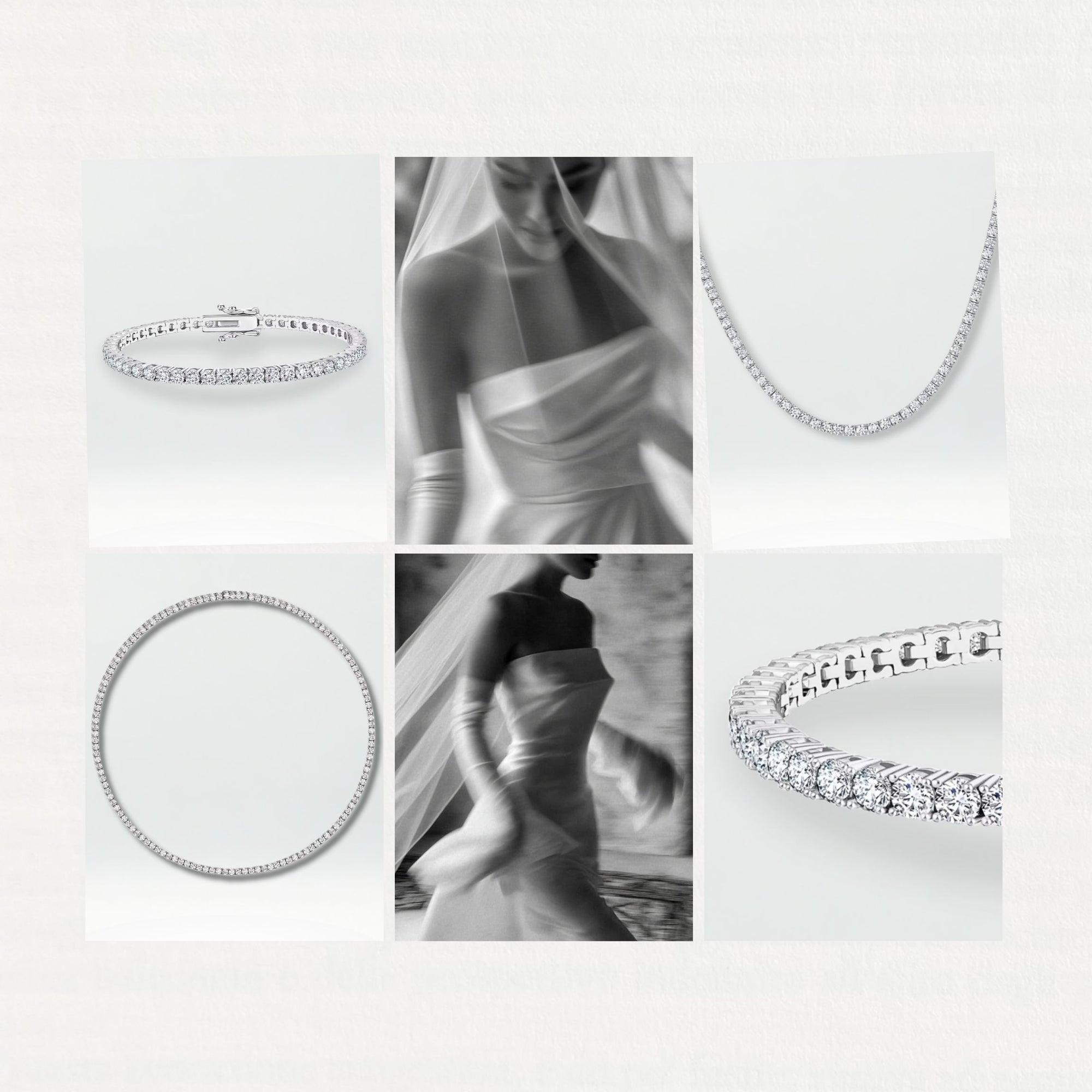 The Bridal Set — 3mm Tennis Necklace & Bracelet