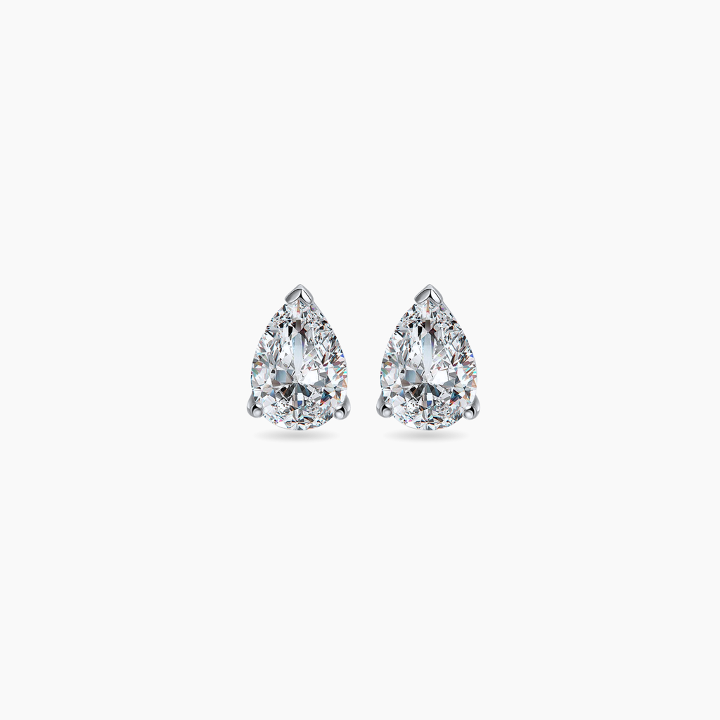 pear cut earrings moissanite Australia