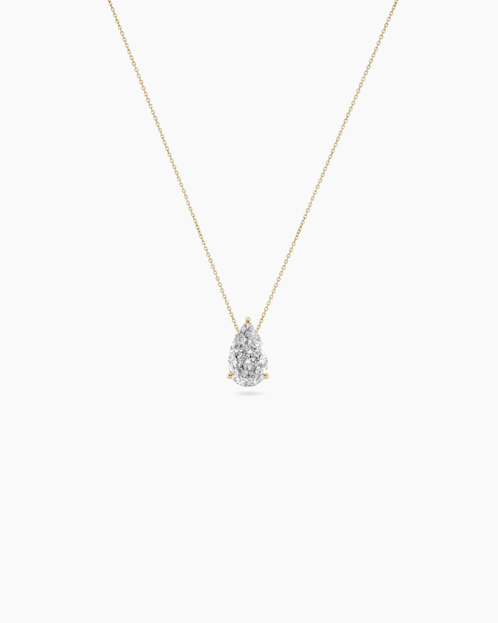 teardrop pear diamond pendant 18k gold sydney australia