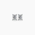 Radiant-Cut Moissanite Stud Earrings – 1ct - Bellari