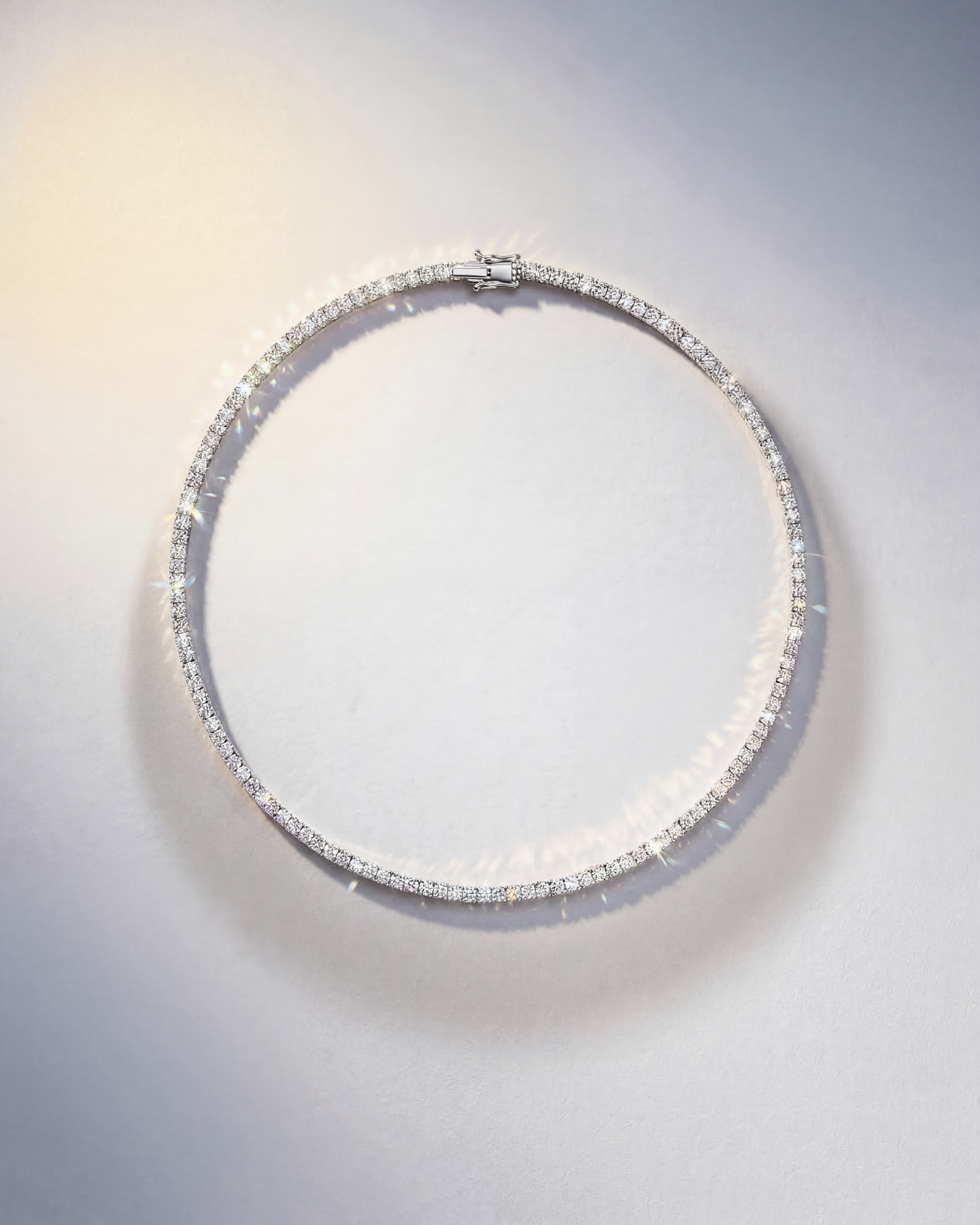tennis necklace moissanite australia